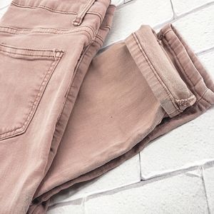 Angel Kiss. Dusty Rose Destroyed Skinny Jeans